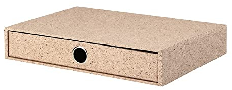 Rössler Papier 1524452390 - S.O.H.O. Schubladenbox für DIN A4, mit Griffloch, Cacao, 335 x 252 x 65 mm, 1 Stück