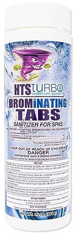 HTS Turbo Brom Tabs, Bromine Tablets for Hot Tubs and Spas (1.5 lb)