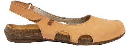 El Naturalista Damen Sling Ballerinas Wakataua, Frauen Flats,Slip-ons,Slingback,Leder,Ballerinen,Pumps,Halbschuhe,Slipper,Peach,36 EU / 3.5 UK