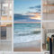 Meer Fensterfolie 3D Fensterfolie Selbsthaftend Motiv Strand Fensterfolie Sonnenschutz Hitzeschutz Selbsthaftend Fensterfolie Selbsthaftend Bad Fensterfolie Selbsthaftend 50x200cm