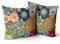Snylcce 2er Set Frühlings Boho Kissenbezüge Dekokissen 45 x 45 Samt Soft Kissenbezug Böhmischer Retro Ethno Dekorative Kissenhülle Zierkissenbezüge für Sofa Schlafzimmer Wohnzimmer Zuhause Blüte 1