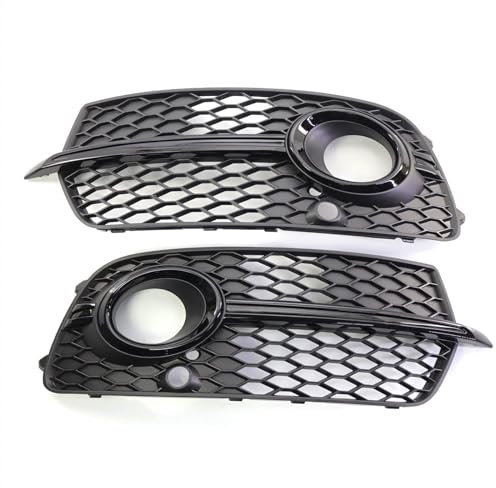 Nebelscheinwerfer Gitter für A-udi Q5 S-Line SQ5 4 Doors Sport 2014 2015 2016 2017 Front Stoßstange Grill Kühlergrill Stoßfänger Grillgitter Blende Lampen Abdeckung Zubehör,A-Left