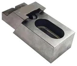 Morsa di precisione fissa laterale CNC Morsetto OK Morsa da banco con estremità piatta Stazione multifunzione Morsetto a rana antideformazione intagliato (Color : 1pcSteps M8withtooth)