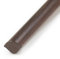 2,5m DQ-PP PVC VIERTELSTAB | Nussbaum | 13mm x 13mm | Kunstoff Winkelprofil