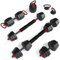 DICAO Adjustable Dumbbell Pair 20kg, 4 In 1 Kettlebell Set, Anti-Slip, Hand Weight Barbell For Home Gym, Muscle Exercises For Men & Women, Bodybuilding Strength (20KG Adjustable Kettlebell Set)