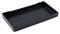 1PC Rectangular Plastic Tray,Wood Grain Black Serving Tray For Hotel,Home,Restaurant Organizer Storage Plate,20.6 * 10.7 * 2.2CM