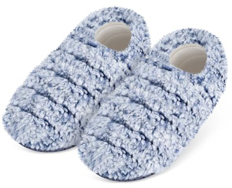 SuzziPad Microwavable Heating Pads for Foot-Curly Blue-L