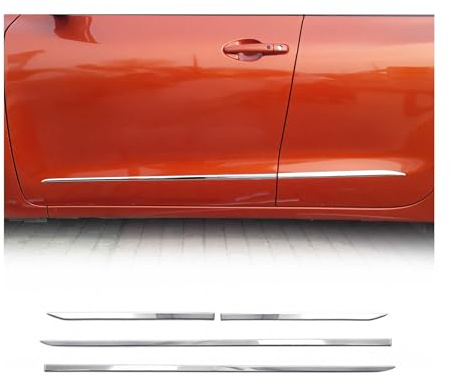 OMAC Seitentürleiste für Opel Frontera OV24 2024-2026 4X | Türschutzleiste, Chrom, 4-teilig