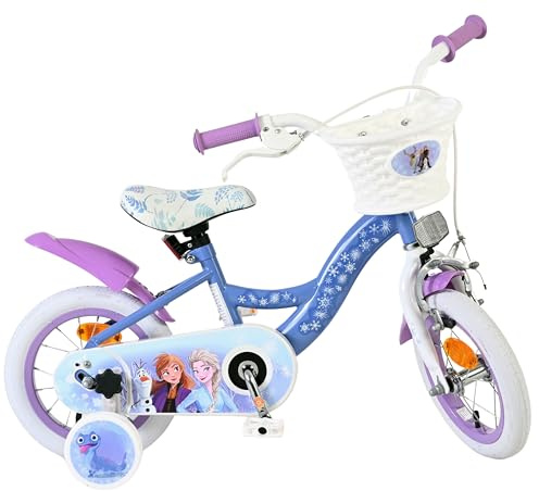 Volare Kinderfahrrad 12, 14, 16 Zoll für Mädchen und Jungen 3–6 Jahre – Offiziell Lizenziert mit Charaktermotiv – Stützräder, Rücktrittbremse und Handbremse