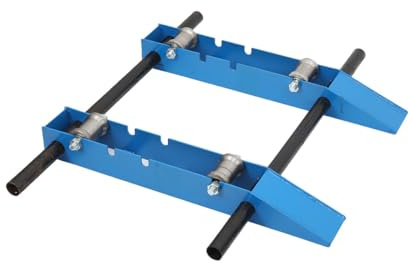 L-home 1500KG Cable Drum Roller Reel Dispenser, Adjustable 3-Level Stand with Sloped Ramp, Fits 30–120cm Drums, Steel Frame for Electrical Cable Deployment and Wire Handling