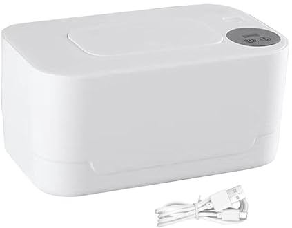 Wet Wipe Warmer Heated Constant Warmth Paper Towel Holder | Adjustable Temperature Portable Large Capacity Wipe Warmers for Travel Home Bathroom