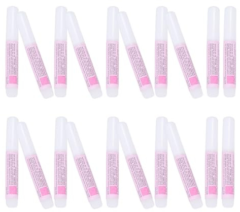 CVUTOVO Salon manicure glue 25pcs 2g fast drying adhesive for nails DIY nail art personal home use
