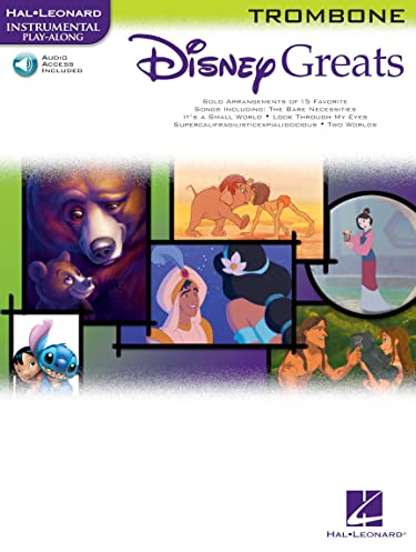 Disney Greats Trombone Book/Cd Playalong: Noten, CD für Posaune (Disney Greats S): For Trombone Instrumental Play-Along Pack