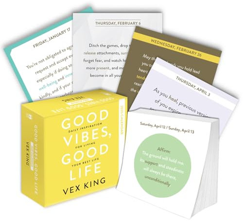 Good Vibes, Good Life Calendar 2025: Daily Inspiration for Living Your Best Life