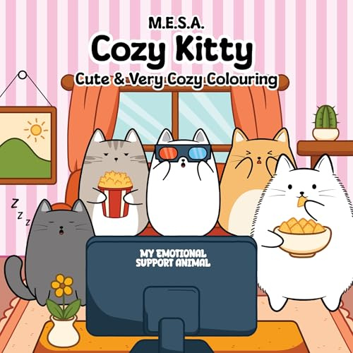 Cozy Kitty: Cute and Very Cozy Colouring (M.E.S.A Cozy Colouring, 1)