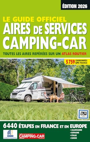 Guide officiel Aires de services camping-car 2026