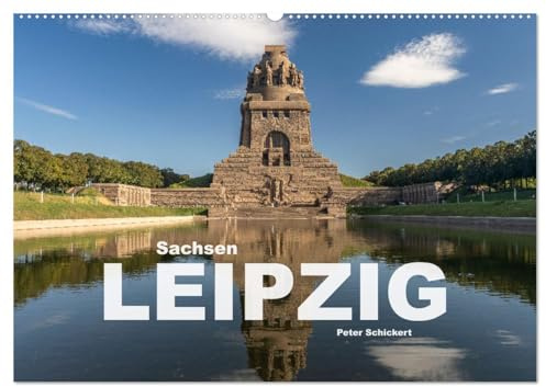 Sachsen - Leipzig (Wandkalender 2026 DIN A2 quer), CALVENDO Monatskalender: Die wunderbare Trendstadt Leipzig in Sachsen. (CALVENDO Orte)