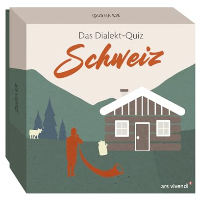 Dialekt-Quiz Schweiz – 66 Quizfragen und Antworten zu Schweizer Dialekten - Sprachspiel für Erwachsene und Familien - Schweizerdeutsch spielerisch ... : Box mit 66 Spielkarten und Anleitung