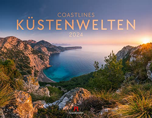 Küstenwelten Kalender 2024, Wandkalender im Querformat (54x42 cm) - Natur- und Landschaftskalender, Meer und Küsten