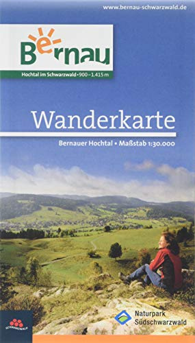 Wanderkarte Bernau: Wandern im Naturpark Südschwarzwald. Das Bernauer Hochtal. 1:30000