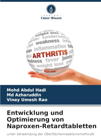 Entwicklung und Optimierung von Naproxen-Retardtabletten: unter Verwendung der Oberflächenreaktionsmethodik