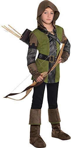 amscan 9901818 Kinder Jungen Prinz der Diebe Verkleidung Robin Hood Kostüm Outfit (Alter 6-8 Jahre)