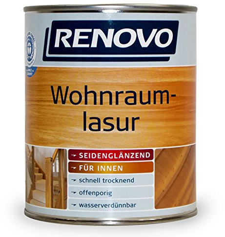 0,75L Renovo Wohnraumlasur Ebenholz Holz-/ Wohnraumlasur Seidenglänzend