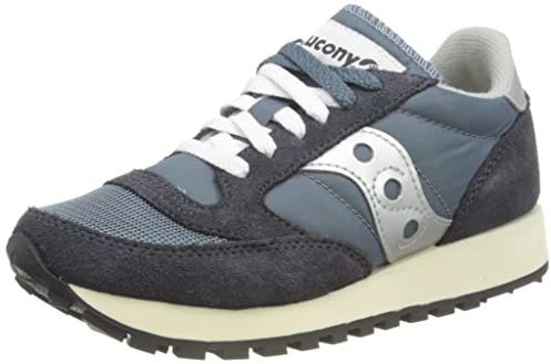 Saucony Jazz Original Vintage Herren Sportschuhe, Blue Navy Silver, 49 EU