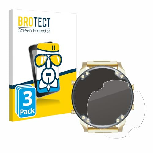 brotect Protection Écran Verre pour Diesel DZ7333 Mr. Daddy 2.0 (3 Pièces) Film Protecteur Vitre 9H [Anti-Rayures, Transparent]