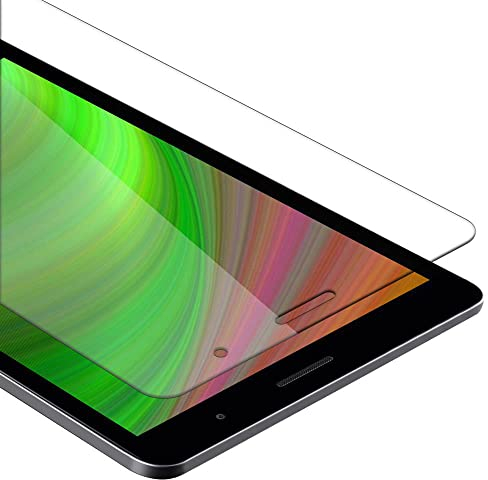 Cadorabo Tablet Panzer Schutz Glas für Huawei MediaPad T3 8 (8.0 Zoll) - Schutzfolie in Ultra-Klar Hüllen freundlich - Gehärtetes (Tempered) Glas Dipslayschutz Folie in 9H Härte Anti Kratzer