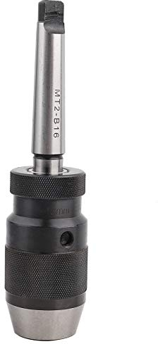 Schnellspann Bohrfutter Adapter, Fydun 1 Stück Bohrfutter Selbstanzug Keyless 1-13 mm 1/2 Schnellspann Drehfutter aus Stahl und MK2-B16 Dorn