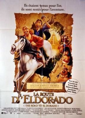 CINEMA / La Route D'Eldorado – 2000 – RIC Bergeron und Will Finn – 40 x 60 cm – Originalposter