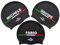 Swimxwin Cuffia in Silicone con Nome | Davide | Cuffia da Nuoto| Grande Comfort e aderenza | Design e Stile Italiano | Color Negro |