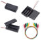 WJUAN AA Battery Holder Kit – 3-Piece Battery Case Set (2×3V, 1×4.5V) with On/Off Switch, 15cm Cable & 5 Alligator Clips for DIY Projects