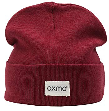 OXMO Biene Damen Wintermütze Beanie Mütze, Größe:ONE SIZE, Farbe:WINE R MEL (7989853)