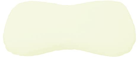 Dukal | Bezug für Schlaraffia Premium Geltex Kissen | 35 x 70 cm | aus hochwertigem DOPPEL-Jersey | 100% Baumwolle | Farbe: perlweiss