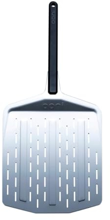 Ooni 30.5cm Pizzaschieber perforiert, Pizzaschaufel, Pizzaheber, Pizzawender, Pizza Schaufel Aluminium