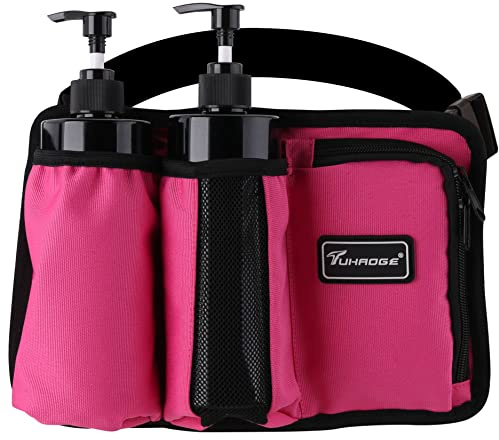 Massageöl-Holster, Massageflasche, Tasche, Lotion-Holster, Massagetherapeuten, Massageöl-Holster, Massage-Lotion... (3kd9D-Rose Red)