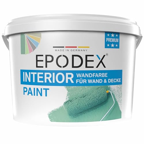 EPODEX Premium Pintura para Paredes - Gris platino Pastel+