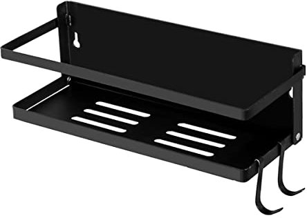 Redwestmelon Foldable Magnetic Spice Rack Fridge Storage Organiser Refrigerator Side Rack Multifunctional Kitchen Shelf (1 Tier)