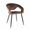 Kick Collection Esszimmerstühl Lenn Velvet - Samt - Taupe - Modern und Hochwertig - Samtstoff und Metall - Erhältlich in vielen Farben