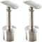 2 x Edelstahl Handlaufträger, mit Gelenk, Handlaufhalter für Pfostenmontage, V2A, für Ø 42,4 mm Handlauf