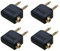 4 Pack Airplane Headphone Adapter, Airplane Audio Jack, Airplane Adapter, Airplane Adapter, Dual 3.5mm Plug to 3.5mm Plug, Gold Plated
