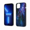 Schützende Hülle für iPhone 14 - Stilvoll und umweltfreundlich - TPU+PC-Material, Sternenhimmel-Galaxie-Weltraum-Mond-Stern im sternenklaren Nachtuniversum psych - Kratzfest und leicht zu reinigen