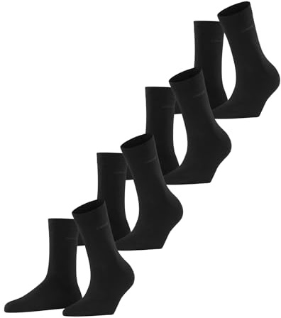 ESPRIT Damen Solid W So Baumwolle Einfarbig Multipack Socken (4er Pack)