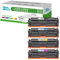 Inkjello CRG 731 Tonerkartusche Ersatz für Canon i-SENSYS LBP7100 LBP7100Cn LBP7110 LBP7110Cw MF623Cn MF628Cw MF8230Cn MF8280Cw B/C/M/Y, 4 Stück