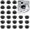 Kitnelw 24 Piezas Pies de Goma para Hornillos de Autocaravanas Accesorios para Cocina de Autocaravanas Conductos de Goma Compatibles con Barras de 5 mm para Dometic, Smev y Thetford