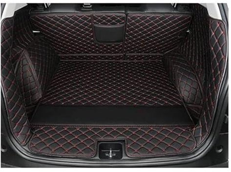 RINKTEEA Bandeja Maletero para C4 para Picasso 5 Asientos 2014-2018 Esteras para Maletero Coche Personalizadas Alfombras para Maletero Coche Revestimiento Carga(Red Line B)