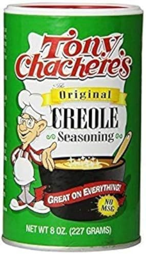Tony Chachere's Original Creole Seasoning 227g – Würzmischung mit Salz, Pfeffer & Knoblauch – Perfekt für Fleisch, Gemüse & Meeresfrüchte Glutenfrei