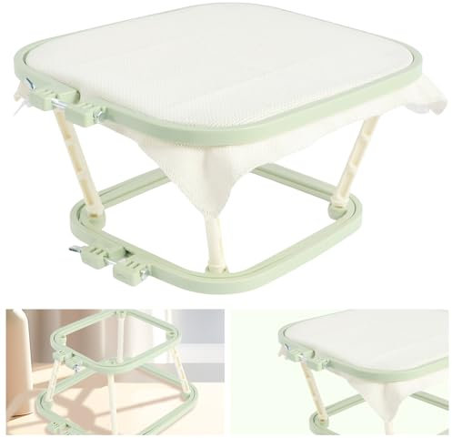 Telaio da ricamo regolabile rettangolare per punto croce, supporto a 2 strati per ricamo a punto croce, supporto per ricamo fai da te